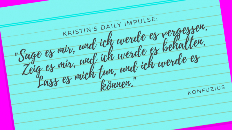 Kristin’s daily impulse #38