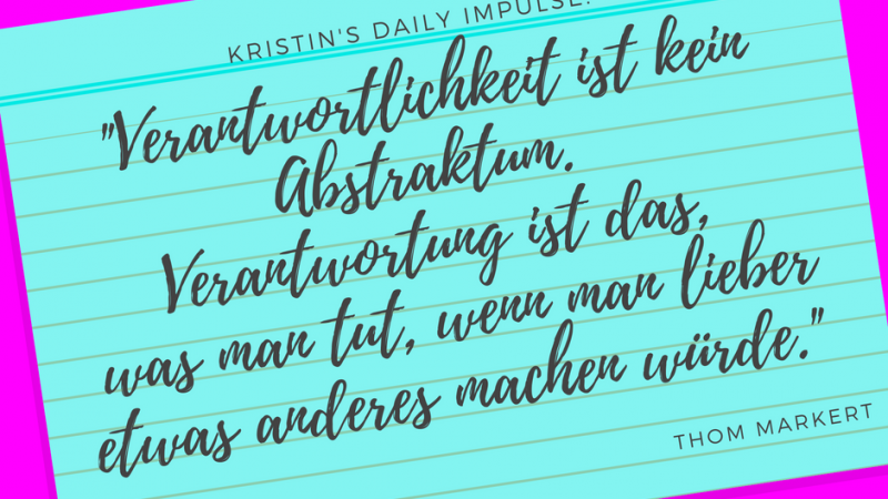 Kristin’s daily impulse #40