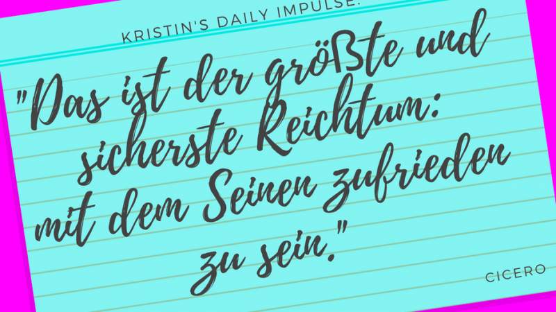 Kristin’s daily impulse  #44