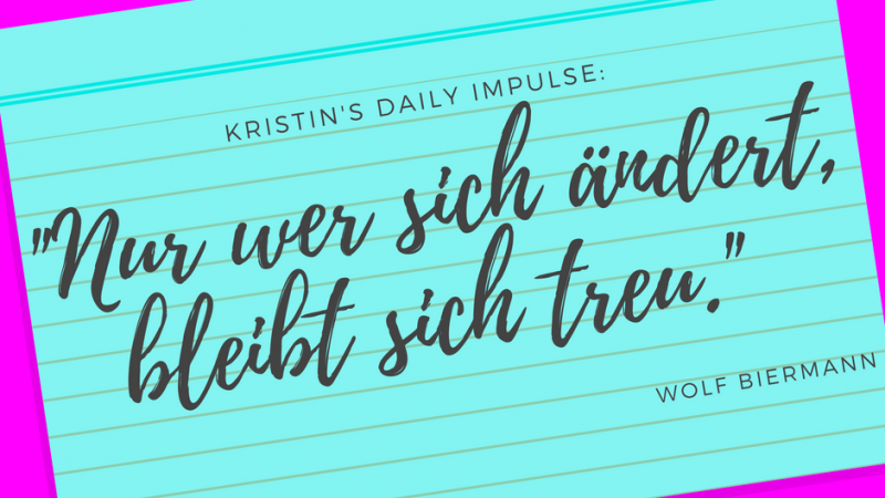 Kristin’s daily impulse #53