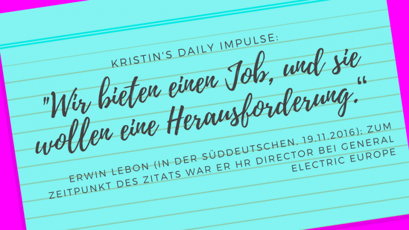 Kristin’s daily impulse #70