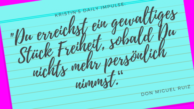 Kristin’s daily impulse #103