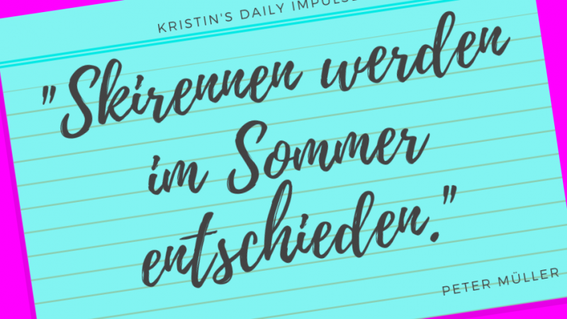 Kristin’s daily impulse #168
