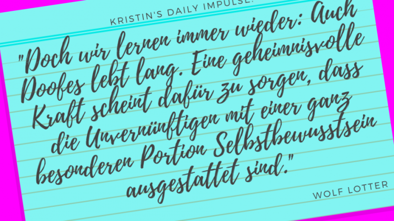 Kristin’s daily impulse #181