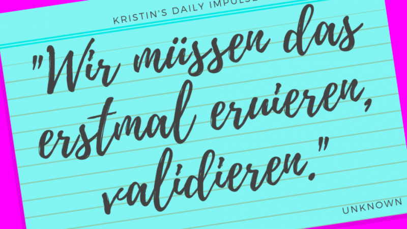Kristin’s daily impulse #224