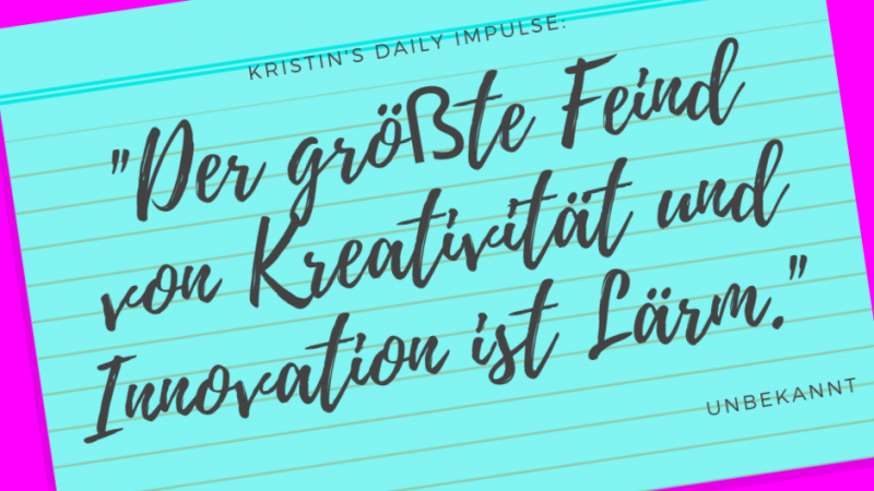 Kristin’s daily impulse #238
