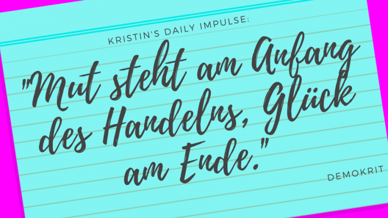 Kristin’s daily impulse #278