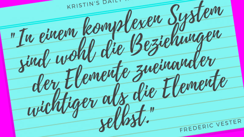 Kristin’s daily impulse #293