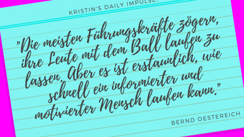 Kristin’s daily impulse #312