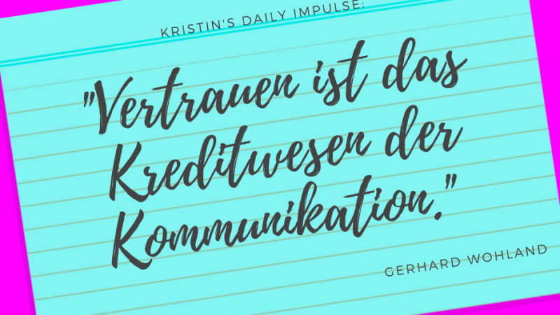 Kristin’s daily impulse #334