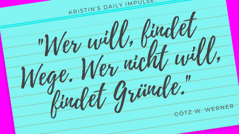 Kristin’s daily impulse #335