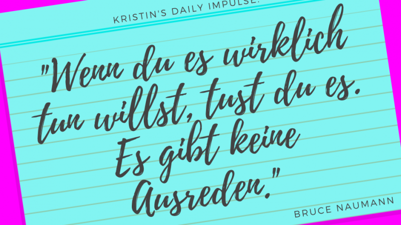 Kristin’s daily impulse #351