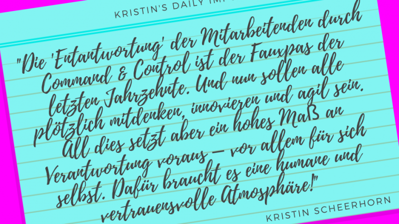 Kristin’s daily impulse #360
